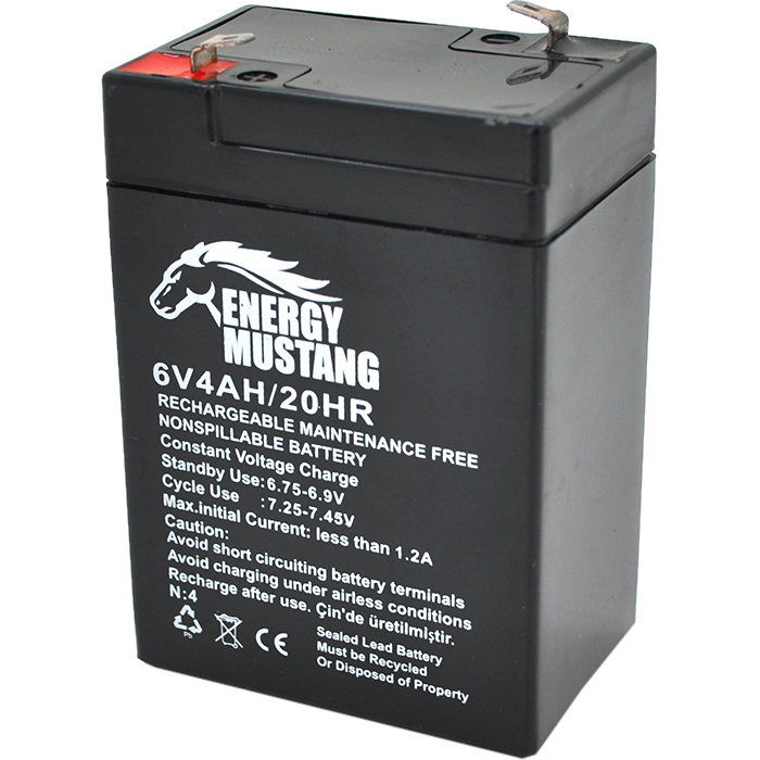 Акумуляторна батарея ENERGY MUSTANG EM640 (6В, 4Агод)