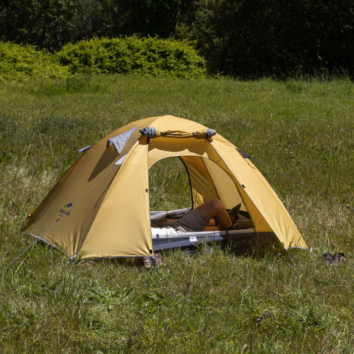 Палатка 2-местная NATUREHIKE P-Series Yellow (NH18Z022-P-YL)