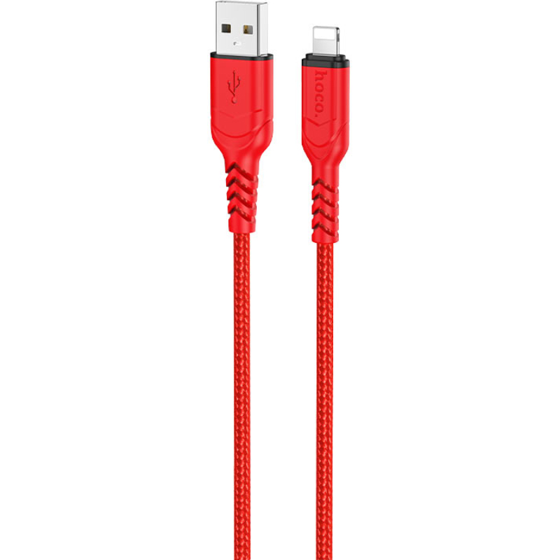 Кабель HOCO X59 Victory USB-A to Lightning 1м Red