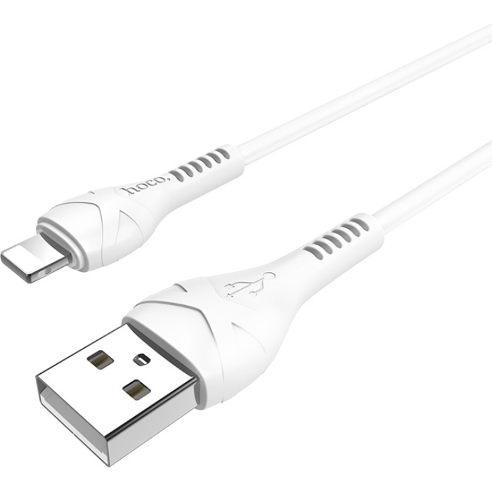Кабель HOCO X37 Cool Power USB-A to Lightning 1м White