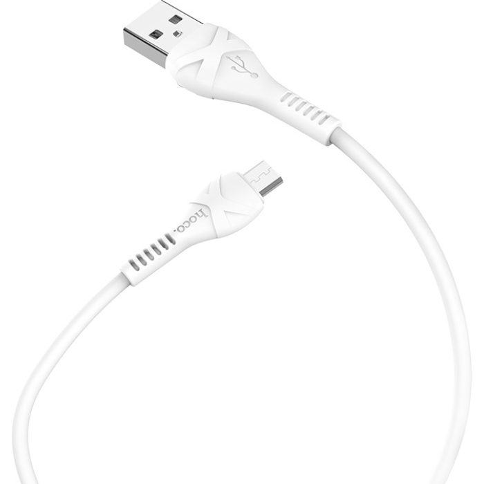 Кабель HOCO X37 Cool Power USB-A to Micro-USB 1м White