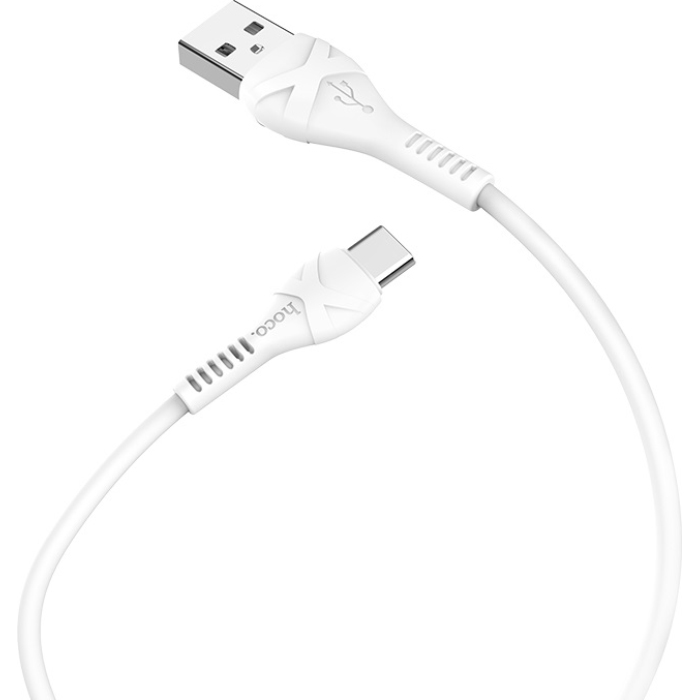 Кабель HOCO X37 Cool Power USB-A to Type-C 1м White