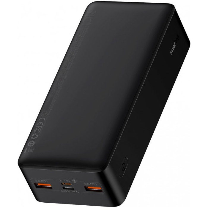 Повербанк BASEUS Bipow Digital Display Power Bank 20W Overseas Edition 30000mAh Black (PPBD050401)