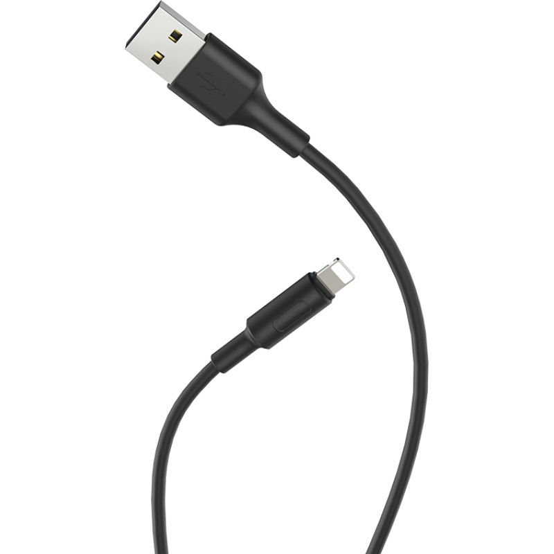 Кабель HOCO X25 Soarer USB-A to Lightning 1м Black