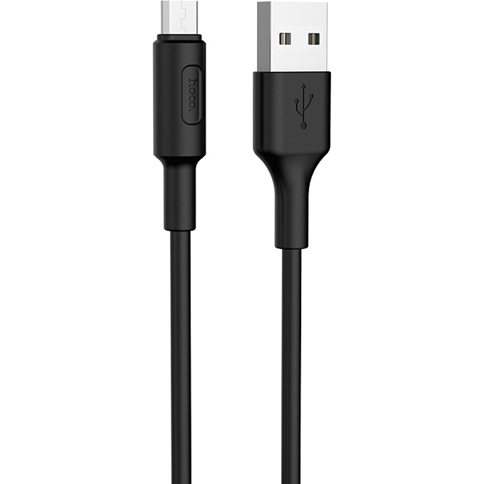 Кабель HOCO X25 Soarer USB-A to Micro-USB 1м Black