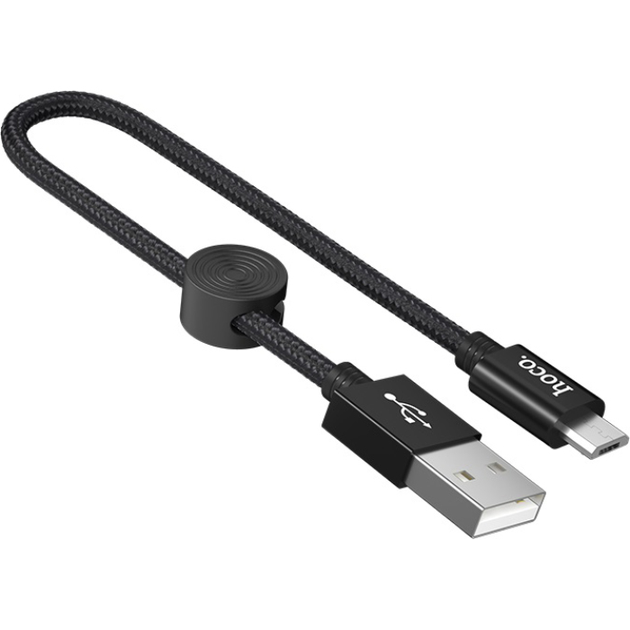 Кабель HOCO X35 Premium USB-A to Micro-USB 0.25м Black