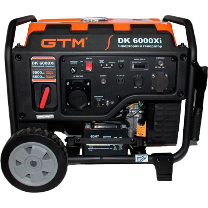 Бензиновый инверторный генератор GTM DK6000Xi