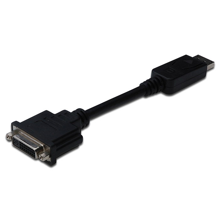 Адаптер DIGITUS DisplayPort - DVI 0.15м Black (AK-340409-001-S)