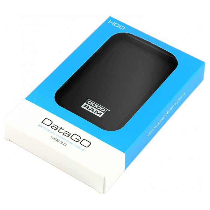 Портативний жорсткий диск GOODRAM DataGo 1TB USB3.0 Black (HDDGR-01-1000)