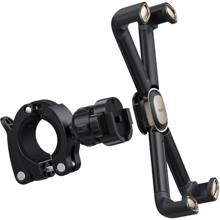 Велотримач для смартфона BASEUS Quick to Take for Bicycle and Motorcycle Holder Black (SUQX-01)