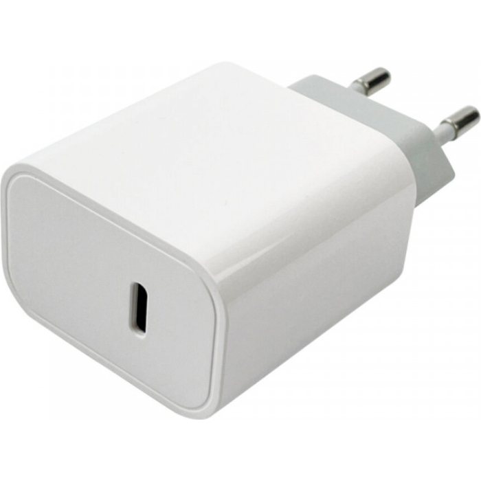 Зарядний пристрій MIBRAND MI-16 20W PD + QC USB-C White (MIWC/16CW)
