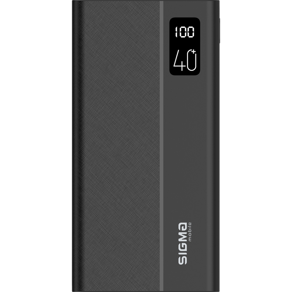 Повербанк SIGMA MOBILE X-power SI40A3QL 22.5W 40000mAh Black