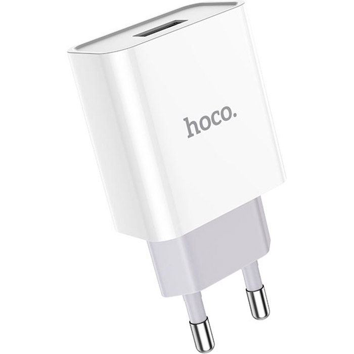 Зарядний пристрій HOCO C81A Asombroso 1xUSB-A White (6931474727930)