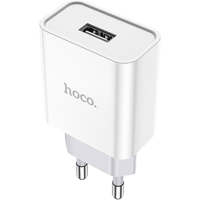Зарядний пристрій HOCO C81A Asombroso 1xUSB-A White (6931474727930)