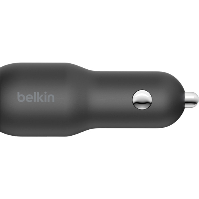 Автомобильное зарядное устройство BELKIN Boost Up Charge Dual USB Car Charger PPS 37W Black (CCB004BTBK)