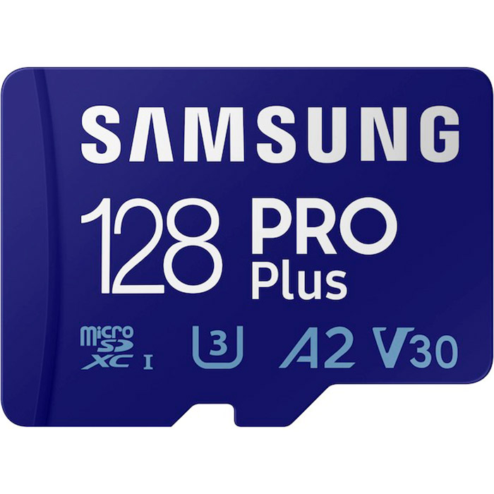 Карта памяти SAMSUNG microSDXC Pro Plus 128GB UHS-I U3 V30 A2 Class 10 (MB-MD128KB)