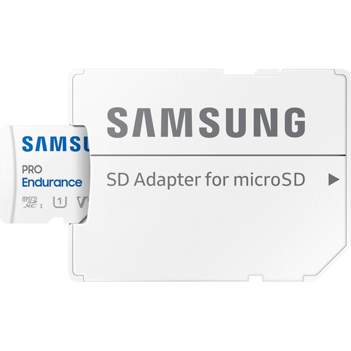Карта пам'яті SAMSUNG microSDXC Pro Endurance 64GB UHS-I V10 Class 10 + SD-adapter (MB-MJ64KA)
