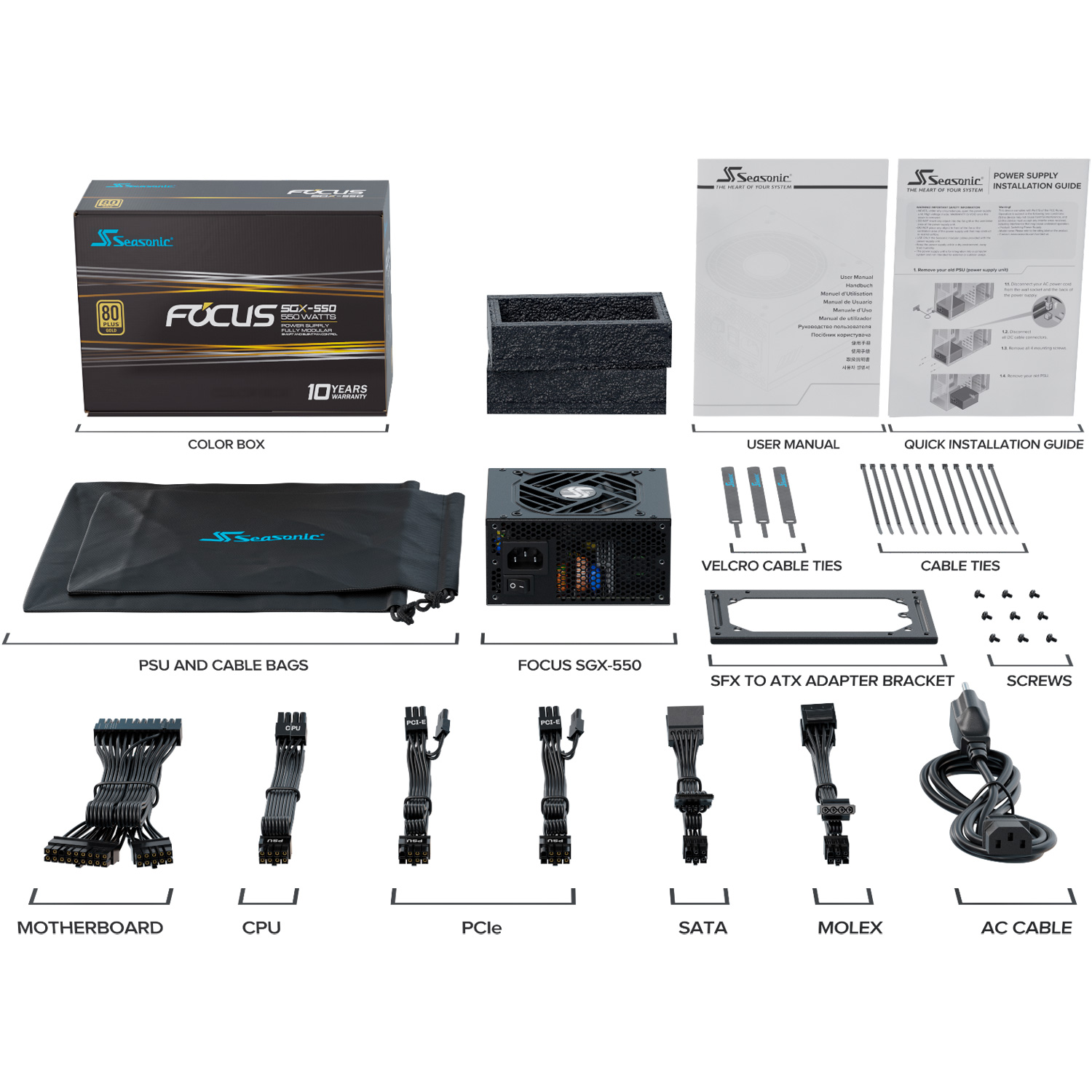 Блок живлення SFX 750W SEASONIC Focus SGX 750