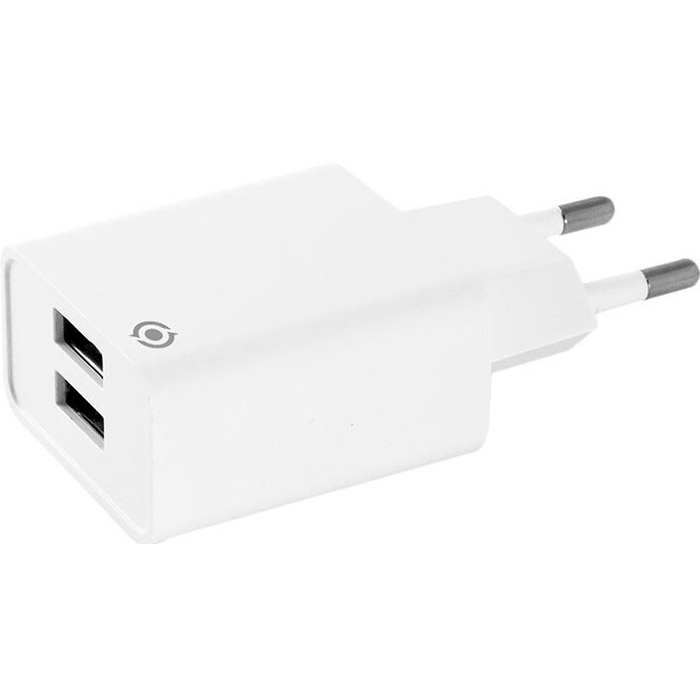 Зарядний пристрій PIKO TC-242 2xUSB-A 2.4A White (1283126477560)