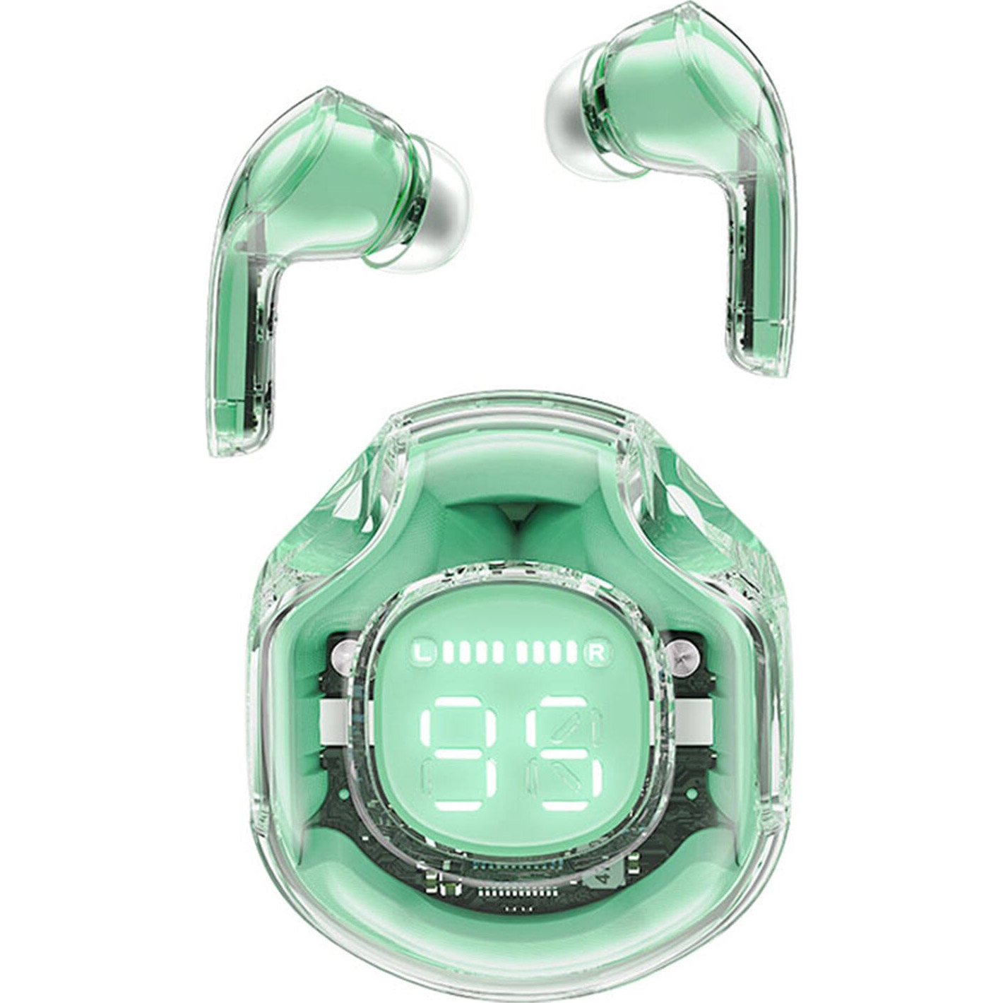 Наушники ACEFAST T8 Crystal Mint Green