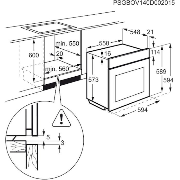 Духовой шкаф ELECTROLUX SurroundCook Flex 600 Rococo EOA5220AOV (949496914)