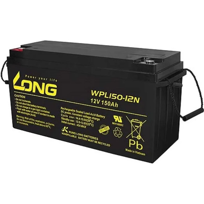 Аккумуляторная батарея KUNG LONG WPL150-12N (12В, 150Ач)