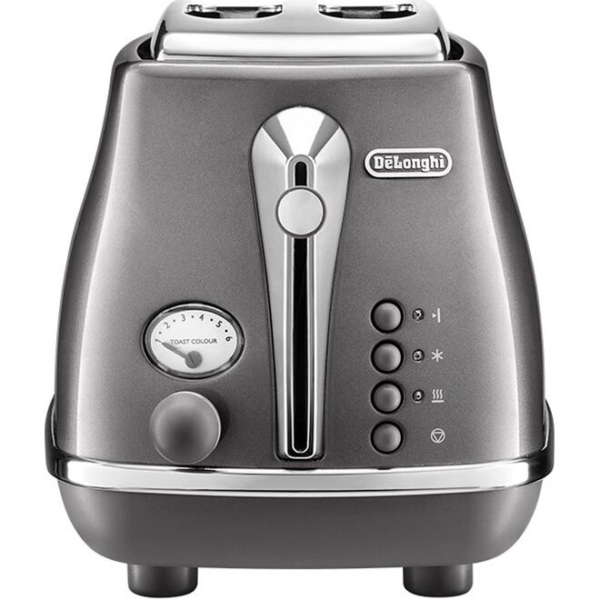 Тостер DELONGHI Icona Metallics CTOT 2103 GY (230120123)