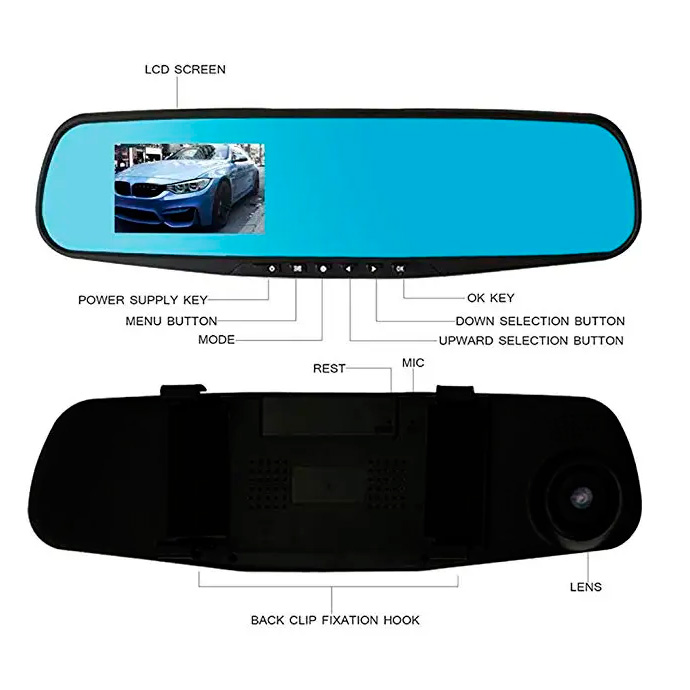 Автомобільний відеореєстратор-дзеркало XOKO DVR-200