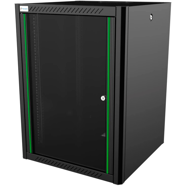 Настінна шафа 19" MIRSAN WTN (16U, 600x600мм, RAL9005) (MR.WTN16U66DE.01)
