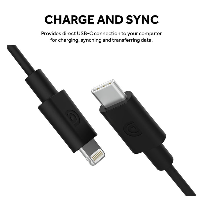 Кабель GRIFFIN GP-066 USB-C to Lightning 1.2м Black (GP-066-BLK)