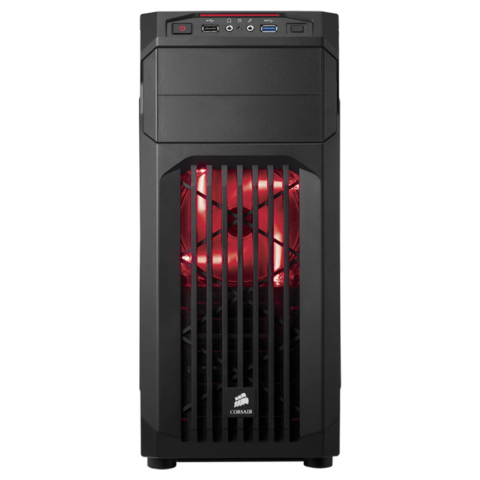 Корпус CORSAIR Carbide SPEC-01 Red LED Black (CC-9011050-WW)