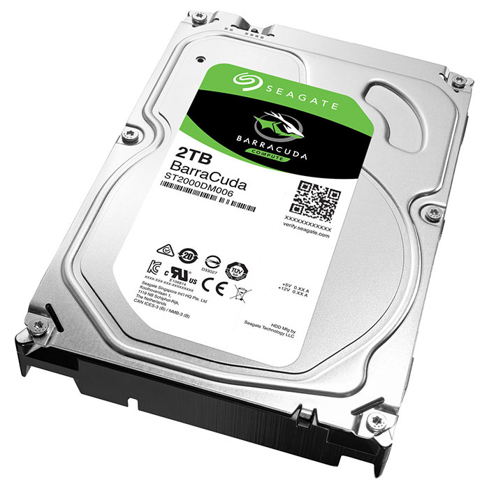 Жорсткий диск 3.5" SEAGATE BarraCuda 2TB SATA/64MB (ST2000DM006-FR) Refurbished