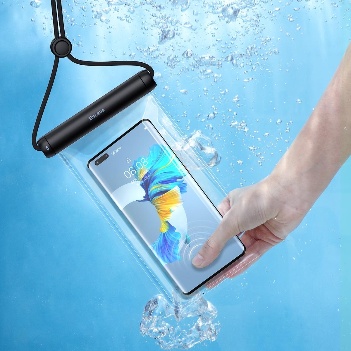 Аквабокс BASEUS Water Cylinder Slide-Cover Waterproof Bag Pro Black (FMYT000001)