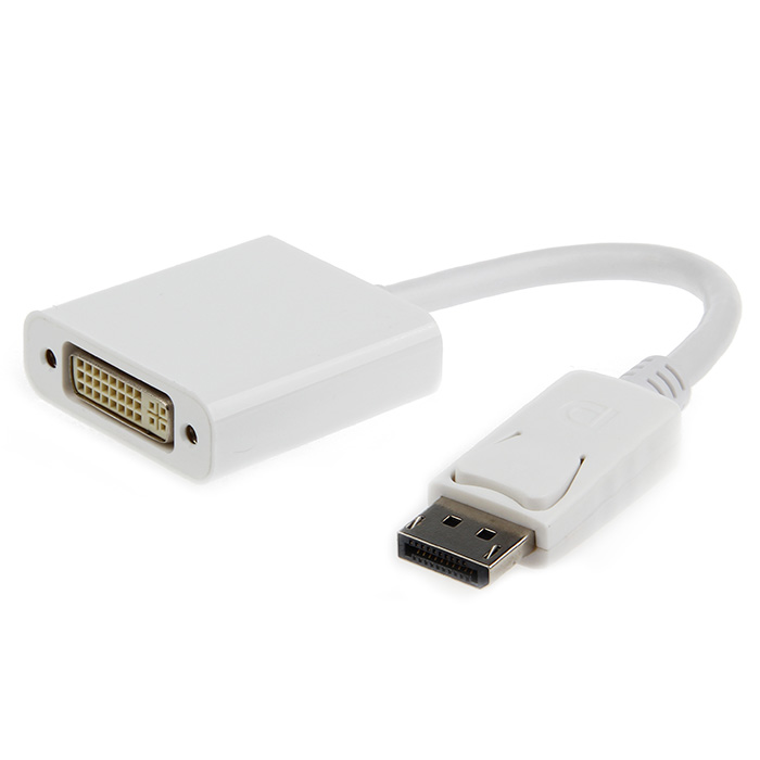 Адаптер CABLEXPERT DisplayPort - DVI White (A-DPM-DVIF-002-W)