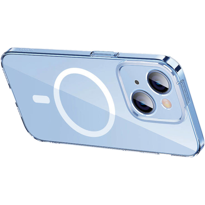 Чехол BASEUS Crystal Series Magnetic для iPhone 14 Plus Transparent (ARJC010002)