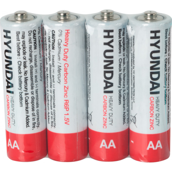Батарейка HYUNDAI Ultra Heavy Duty AA 4шт/уп (HT7007006)