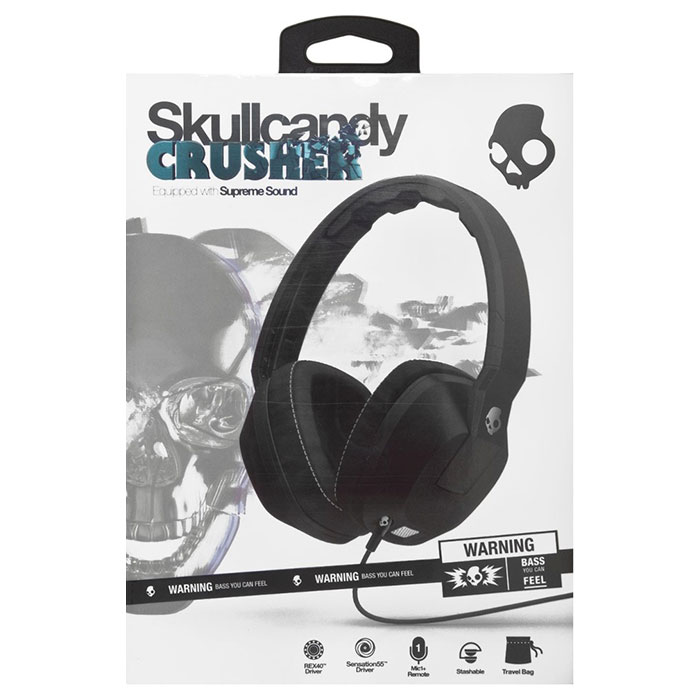 Навушники SKULLCANDY Crusher Black (S6SCDZ-003)