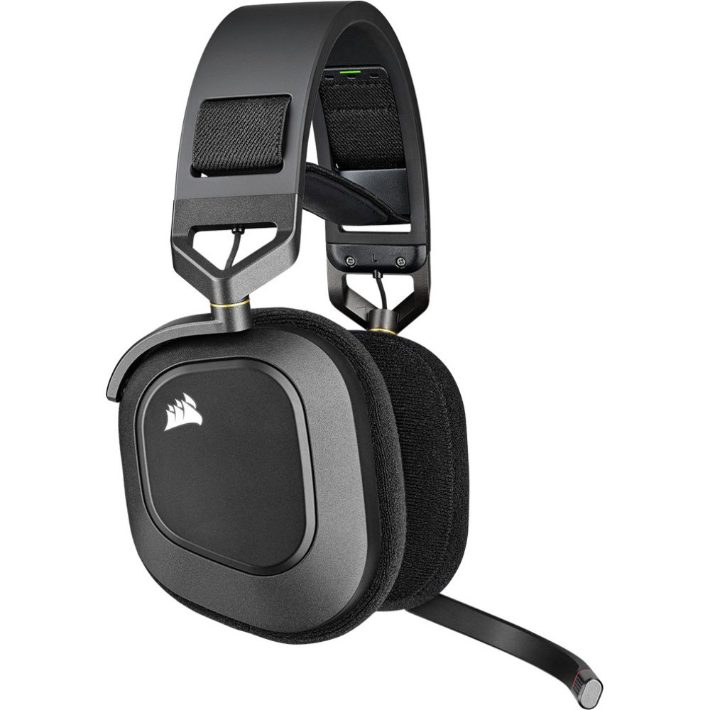 Навушники геймерскі CORSAIR HS80 RGB Wireless Carbon (CA-9011235-EU)