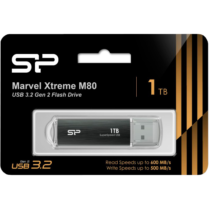 Флешка SILICON POWER Marvel Xtreme M80 1TB USB3.2 (SP001TBUF3M80V1G)