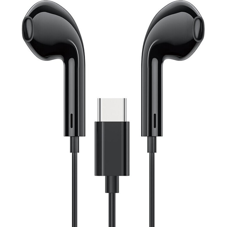 Наушники HOCO M101 Crystal Joy Type-C Black