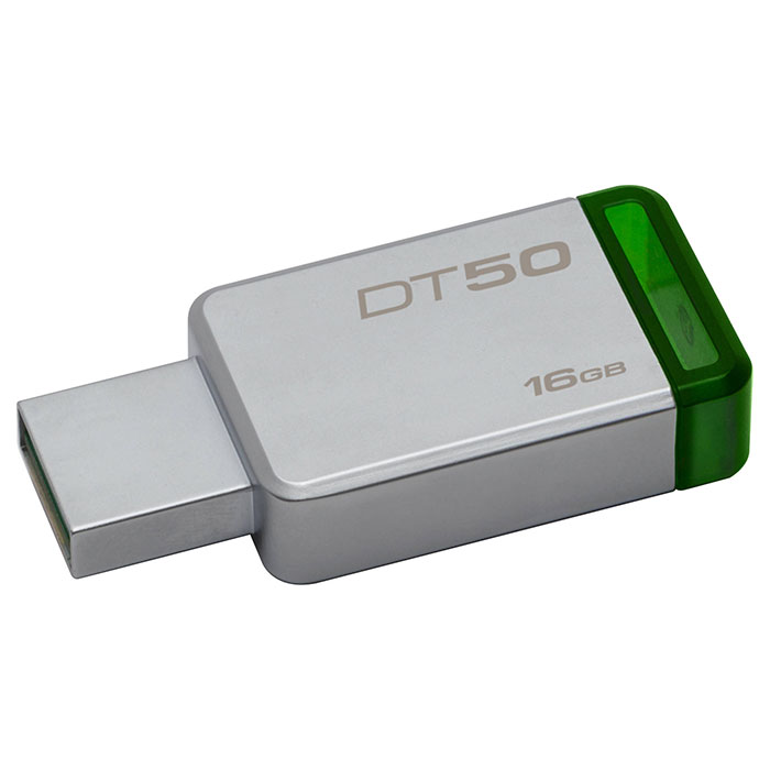 Флэшка KINGSTON DataTraveler 50 USB3.1 16GB Green (DT50/16GB)