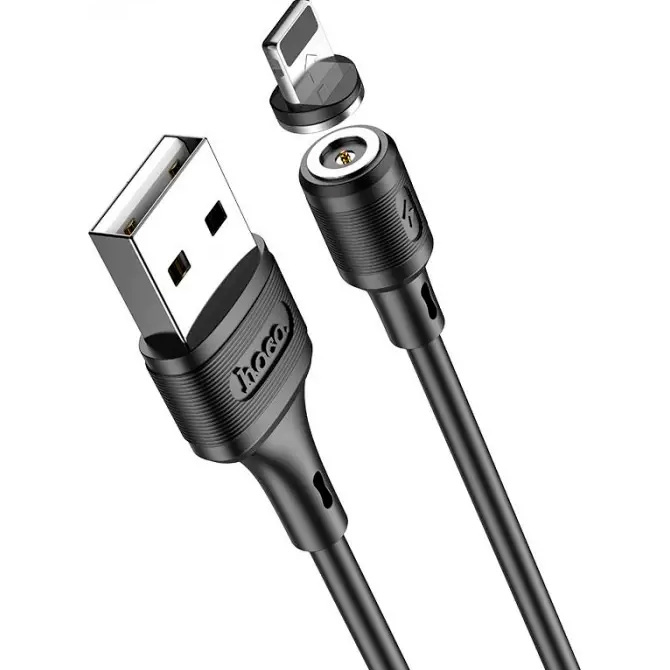 Кабель HOCO X52 Sereno USB-A to Lightning 1м Black