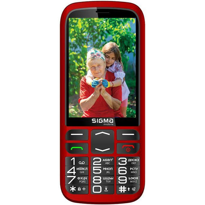 Мобільний телефон SIGMA MOBILE Comfort 50 Optima Type-C Red (4827798122327)