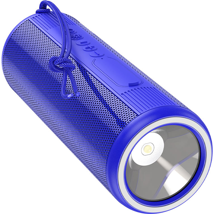 Портативная колонка со встроенным фонариком HOCO HC11 Bora Blue