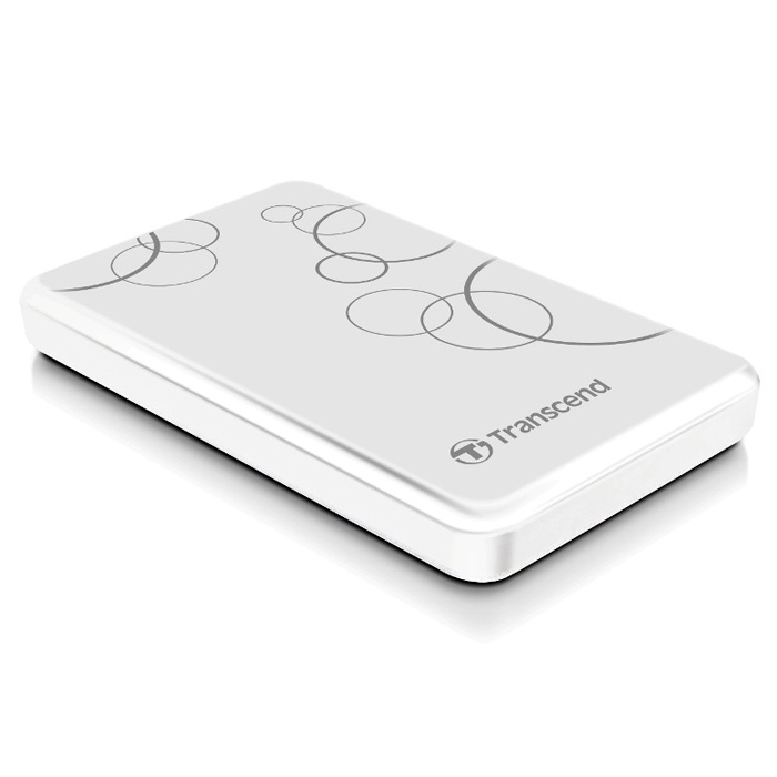 Портативный жёсткий диск TRANSCEND StoreJet 25A3 1TB USB3.0 White (TS1TSJ25A3W)