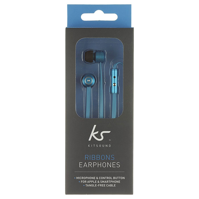 Навушники KITSOUND Ribbons Blue (KSRIBBL)