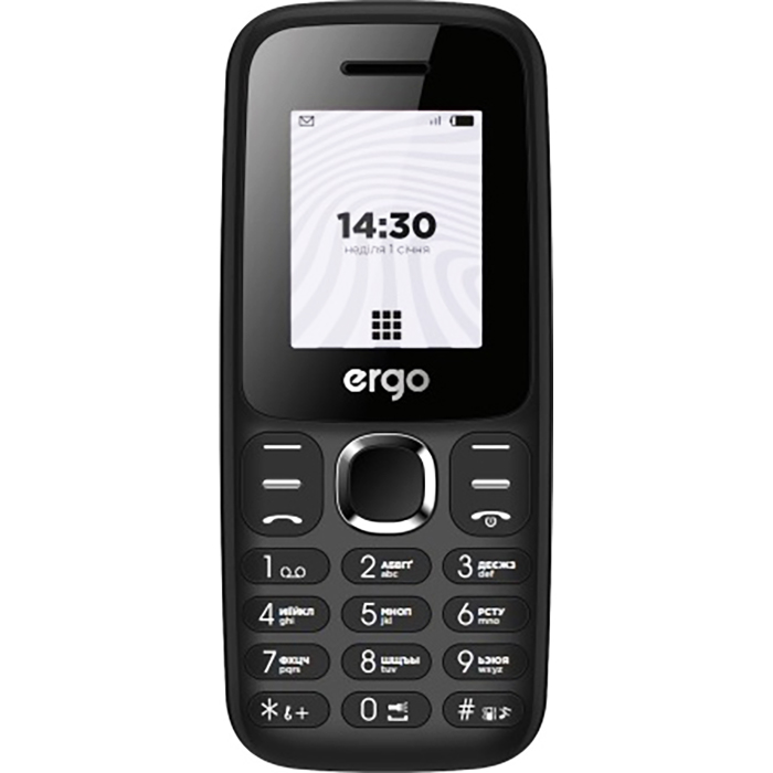 Мобильный телефон ERGO B184 Black