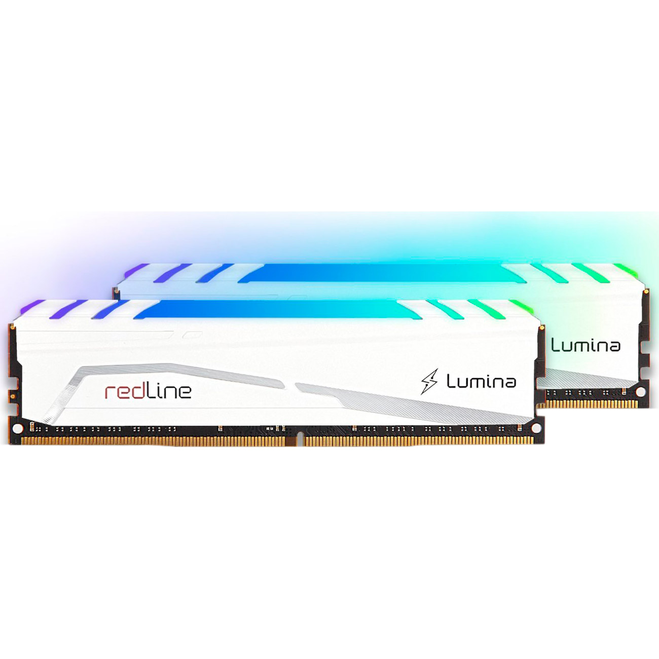 Модуль пам'яті MUSHKIN Redline Lumina RGB DDR4 3600MHz 16GB Kit 2x8GB White (MLB4C360JNNM8GX2)
