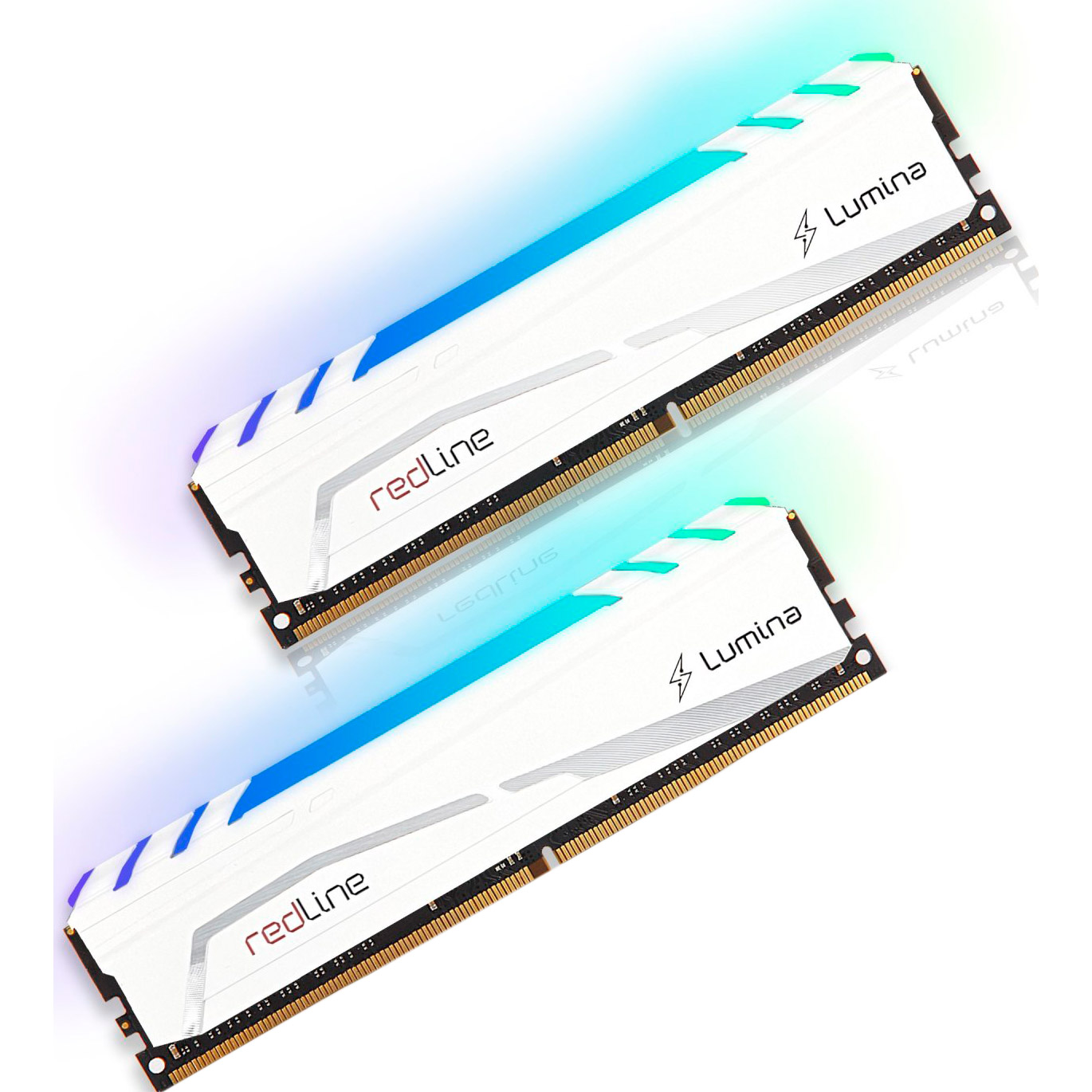 Модуль пам'яті MUSHKIN Redline Lumina RGB DDR4 3600MHz 16GB Kit 2x8GB White (MLB4C360JNNM8GX2)