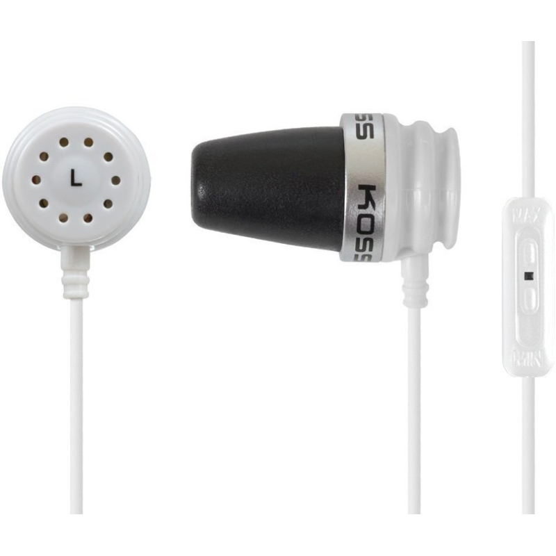 Наушники KOSS Sparkplug White (196833.101)